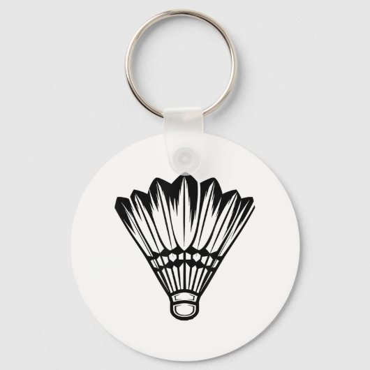 Porte-clés Volant de badminton (Recto)