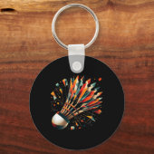Porte-clés Volant de badminton (Recto)