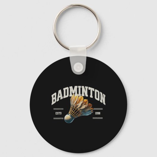 Porte-clés Volant de badminton (Recto)