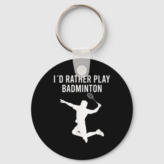 Porte-clés Volant de badminton Sayings (Recto)