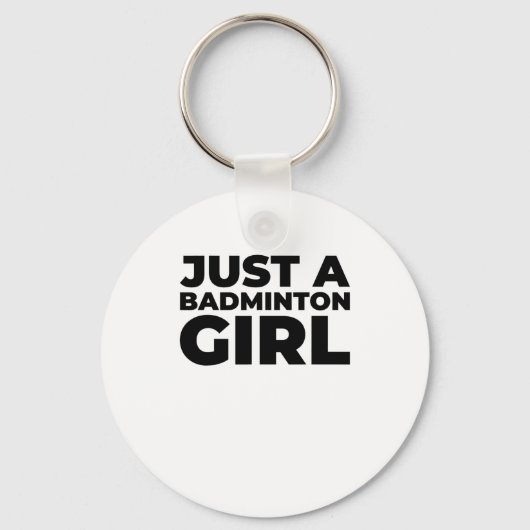 Porte-clés Volant de badminton Team Racket - Juste Un Badmint (Recto)