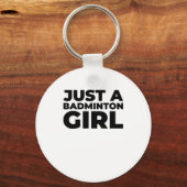 Porte-clés Volant de badminton Team Racket - Juste Un Badmint (Recto)