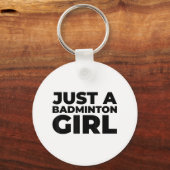 Porte-clés Volant de badminton Team Racket - Juste Un Badmint (Recto)