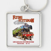 Porte-clés Volant Scotsman Steam Train Anglais Locomotive (Devant)
