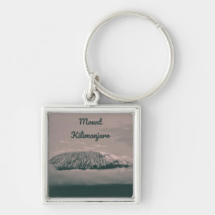 Porte-clés Volcan de neige du Kilimandjaro en Tanzanie Afriqu
