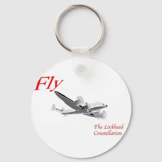 Porte-clés Voler la constellation Lockheed (Recto)