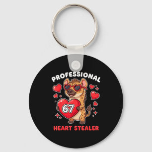 Porte-clés Voleur de cœur professionnel Saint-Valentin 67 Mem