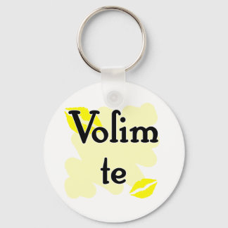 Porte-clés Volim te - Croate - Je t'aime
