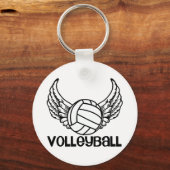Porte-clés Volley-ball avec ailes (Recto)
