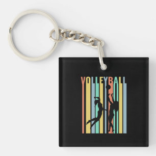 Porte-clés Volley-ball Beachvolleyball Retro