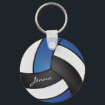 Porte-clés Volley-ball bleu, blanc et noir<br><div class="desc">Porte - clé de volley-ball bleu, blanc et noir prêt à vous personnaliser. Vous pouvez le personnaliser avec votre nom d'autographe. Beaucoup de couleurs sont disponibles... si vous ne trouvez pas votre couleur, contactez-moi pour obtenir de l'aide. Remarque : Toutes les zones de modèle n'ont pas besoin d'être modifiées. 📌...</div>
