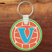 Porte-clés Volley-ball de plage Allaire (Recto)