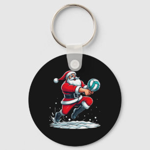Porte-clés Volley-ball Noël Noël Noël Père Noël Volleyba