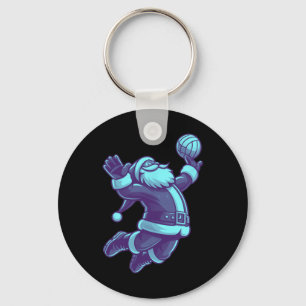Porte-clés Volley-ball Noël Noël Noël Père Noël Volleyba