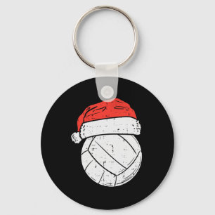 Porte-clés Volley-ball Santa Hat Sports Noël Noël Noël