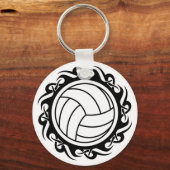 Porte-clés volley-ball tribal (Recto)