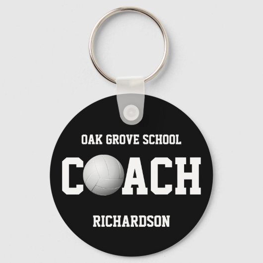 Porte-clés Volleyball Coach  Sport  Keychain (Recto)