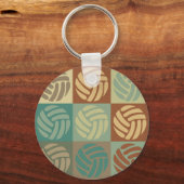 Porte-clés Volleyball Pop Art (Recto)