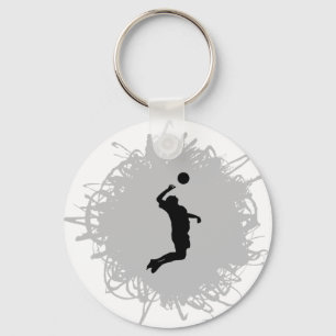 Porte-clés Volleyball Scribble Style (Homme)