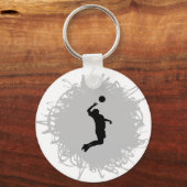 Porte-clés Volleyball Scribble Style (Homme) (Recto)