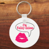 Porte-clés VolleyChick Volley-licious (Recto)
