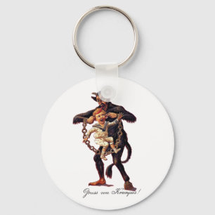 Porte-clés Vom de Gruss (salutations de) Krampus