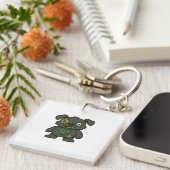 Porte-clés Voodoo Dog Tee — Grrr and Guarded (Devant Droit)