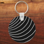 Porte-clés Vortex blanc (Recto)