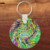 Porte-clés Vortex psychédélique (Recto)