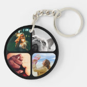 Porte-clés Vos 8 Photos Porte - clé Acrylique double face (Dos)