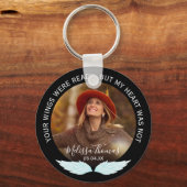 Porte-clés Vos Ailes Étaient Prêtes | Mémorial photo (Recto)