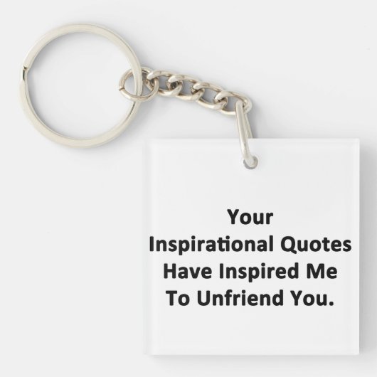 Porte-clés Vos citations inspirantes (Devant)