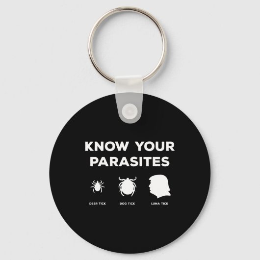 Porte-clés Vos Parasites N'Importe Qui, À L'Exception De La C (Recto)