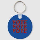 Porte-clés vote - bleu rouge (Recto)