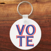 Porte-clés Vote Élections américaines Patriotique (Verso)