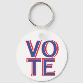 Porte-clés Vote Élections américaines Patriotique (Verso)
