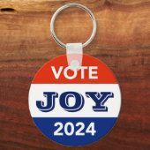 Porte-clés Vote Joy 2024 Harris Walz (Verso)