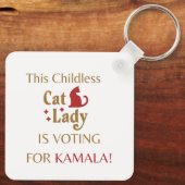 Porte-clés Vote Kamala Porte - clé (Verso)