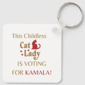 Porte-clés Vote Kamala Porte - clé (Dos)