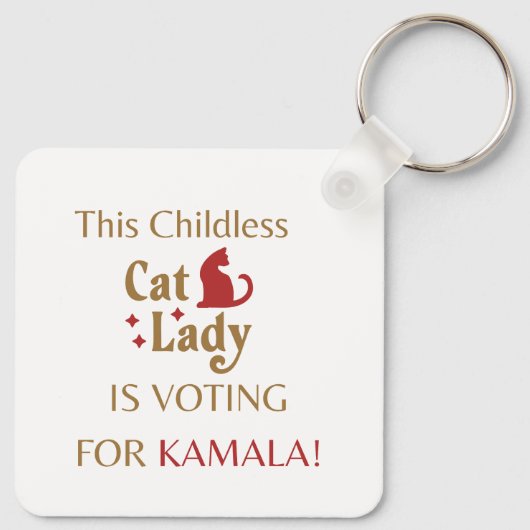 Porte-clés Vote Kamala Porte - clé (Dos)