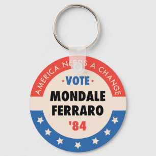 Porte-clés Vote Mondale/Ferraro '84