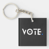 Porte-clés Vote Période bleue (Devant)