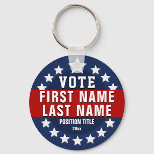 Porte-clés Vote personnalisé