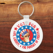 Porte-clés Vote pour Chihuahua (Recto)