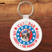 Porte-clés Vote pour Frenchie (Recto)