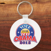 Porte-clés Vote pour Obama 2012 (Recto)