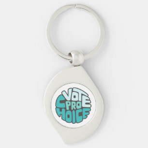 Porte-clés Vote Pro Choix Art De Mot