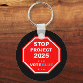 Porte-clés Vote Save Democracy Stop Project 2025 (Recto)
