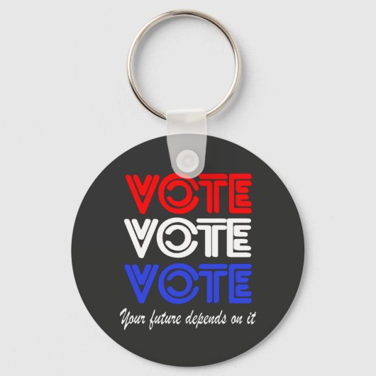 Porte-clés Vote Vote (Recto)