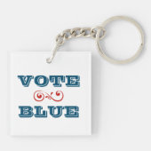 PORTE-CLÉS VOTER LE PORTE - CLÉ BLUE (Dos)